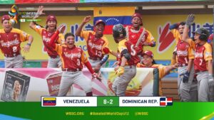 Venezuela derrotó a República Dominicana en el Mundial de béisbol U-12.