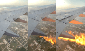 Video: pánico por incendio en ala de avión en medio de un vuelo a Cancún - Gente - Cultura