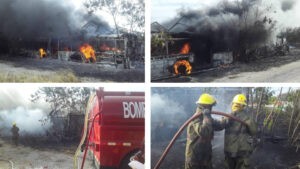 Bomberos de Lara sofocan incendio en Transbarca