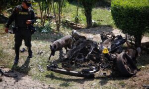 Solo latas retorcidas y restos de autopartes quedaron de la explosiÃ³n del viernes 22 de septiembre en JamundÃ­