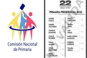 Comisión de Primaria Presenta Boleta Electoral para Elecciones Opositoras