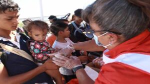 Cruz Roja intervino por primera vez con ayuda a migrantes en frontera norte de México