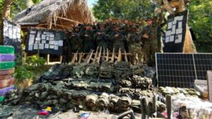 Destruyen "base de operaciones" para el tráfico de oro y drogas en Bolívar