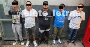 Detuvieron a cinco presuntos integrantes de la Unión Tepito en la Venustiano Carranza