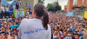 "El momento ha llegado" reiteró María Corina Machado en su visita a Maracay