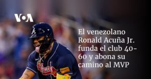 El venezolano Ronald Acuña Jr. funda el club 40-60 y abona su camino al MVP