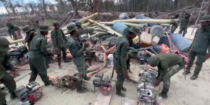 FANB ha desalojado a más de 14.000 «mineros ilegales» de la Amazonía venezolana