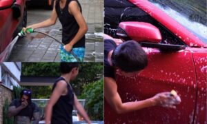 Indignación por video de Yeferson Cossio en el que un niño le lava su lujoso carro - Gente - Cultura