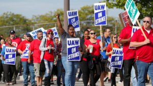 The UAW yielded on wages before a possible auto workers strike