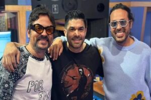 Jerry Rivera, Servando y Florentino grabaron video musical en Petare