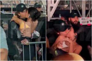 Kylie Jenner y Timothée Chalamet confirmaron su romance con un intenso beso durante concierto de Beyoncé (+Video)