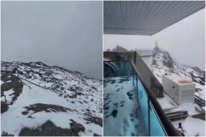 La espectacular nevada que sorprendió a los merideños este domingo #24Sep (+Video)