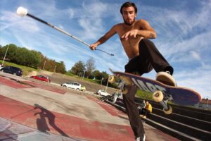 La historia de Marcelo Lusardi, el skater ciego: "Patinar me hizo recuperar la ilusin por vivir"