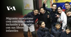 Migrante venezolano crea conciencia sobre inclusión y migración con sus libros infantiles
