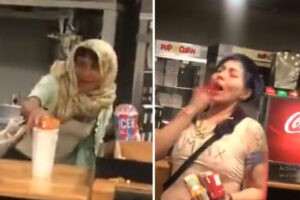 Mujer trans a la que le negaron usar un sanitario en cineteca volvió con sus “amigues” a robar cotufas y dulces (Videos)