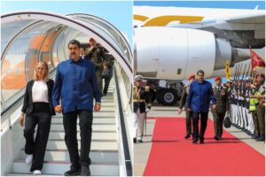 Nicolás Maduro regresó al país tras un “paseíto” que lo llevó a China, Argelia y Cuba (+Fotos) (+Video)