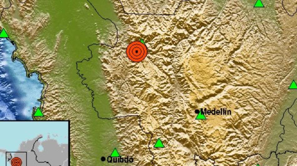 Nuevo temblor en Colombia, el sismo de magnitud 3,3 se sintió en Antioquia - Otras Ciudades - Colombia