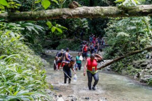 "Ríos, acantilados y bandas criminales": los migrantes aseguran que cruzar la selva del Darién es "riesgoso pero necesario" (Fotos) - AlbertoNews