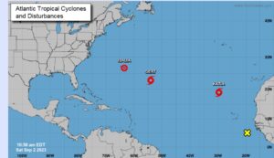 Se forma en el Atlántico la tormenta tropical Katia