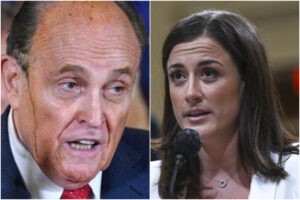 Una exasesora de Trump acusó a Rudy Giuliani de "manosearla" horas antes del asalto al Capitolio