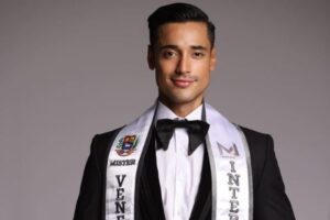 Venezolano quedó como primer finalista en la competencia del Mister International