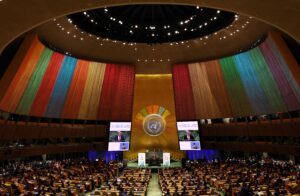 El secretario general de las Naciones Unidas, Antonio Guterres, pronuncia un discurso durante la inauguración de la Cumbre de los Objetivos de Desarrollo Sostenible (ODS) 2023, en la sede de la ONU en Nueva York, Nueva York, Estados Unidos, el 18 de septiembre de 2023. REUTERS/Mike Segar/Archivo