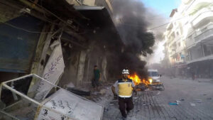 100 muertos por ataque con drones contra academia militar en Siria