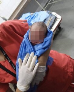 Abandonaron a un bebé cerca de un ambulatorio