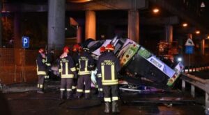 Accidente de autobús deja 21 muertos y 18 heridos en Italia