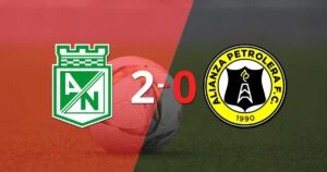 At. Nacional derrotó 2-0 en casa a Alianza Petrolera