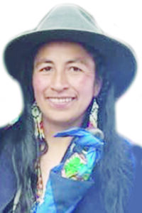 Patricia Jojoa, gobernadora indígena.