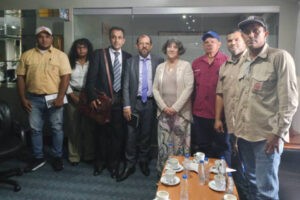 Comisión de la OIT recibió a trabajadores de la Ferrominera