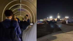 Desalojan el avión en el que viajaba el canciller Olaf Scholz en Tel Aviv por alerta de bombardeo