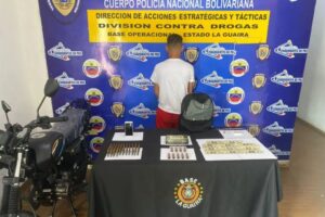Detenido un hombre con 9 ampollas de presunto fentanilo en La Guaira