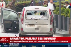 Dos policas heridos en un atentado suicida frente al ministerio del Interior en Ankara