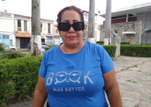 Alba Morales, del comité de DDHH para la Defensa de los Pensionados, Jubilados, Adultos mayores y Personas con Discapacidad