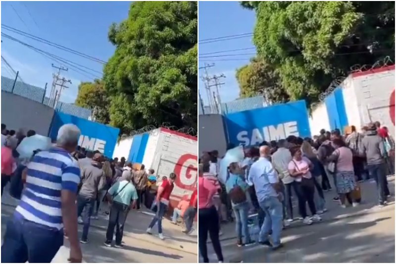 En Barinas protestaron frente al Saime porque el sistema está caído y no pueden hacer trámites de cédula ni pasaportes (+Video)