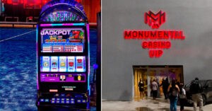Inauguran máquina traga monedas dentro de cancha de pádel dentro de la piscina dentro de la discoteca dentro del casino del Estadio Monumental