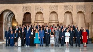 La Alhambra regala una postal única a la cumbre y deslumbra a los mandatarios europeos