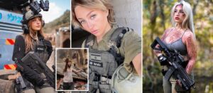 La "chica de la fantasía israelí" que se dirige al frente para "destruir" a Hamás