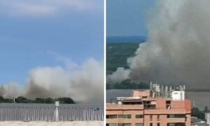 Labores de mitigación continúan para apagar incendio en el Parque Isla Salamanca - Barranquilla - Colombia