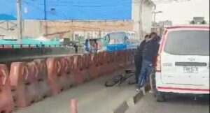 Ladrones en la Avenida 68 con calle 13 en Bogotá roban en bicicletas