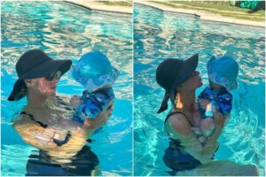 Las tiernas imágenes de Paris Hilton con su bebé que generaron algunos comentarios malsanos