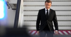 Macron llegó a Tel Aviv para expresar la “plena solidaridad” de Francia a Israel tras el ataque terrorista de Hamas