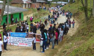 Marcha en Caloto, Cauca