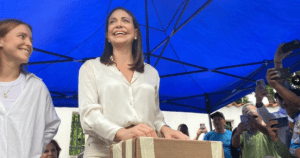 María Corina Machado votó en las primarias opositoras de Venezuela: “Estoy muy emocionada con este proceso cívico y masivo”