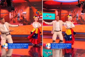 Niña venezolana cautivó las redes tras bailar tambor en un programa de la televisión chilena (+Video)