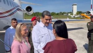Presidente Nicolás Maduro llega a México para participar en Encuentro de Palenque