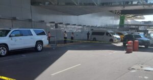 Reportan un herido por arma de fuego en la Terminal 2 del AICM