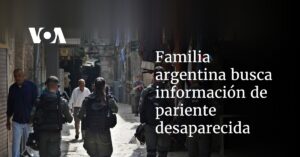 Familia argentina busca información de pariente desaparecida